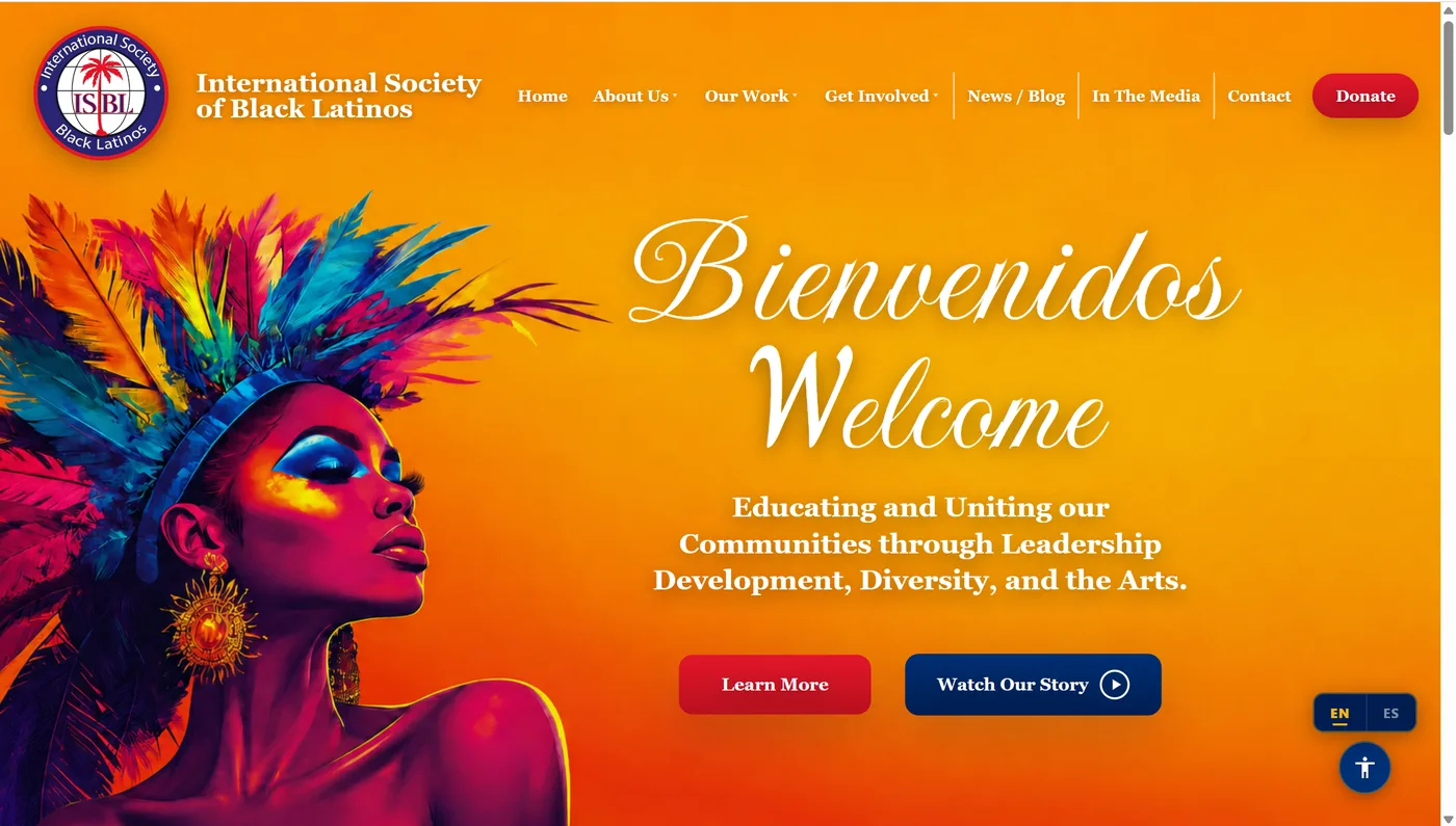 International Society of Black Latinos website